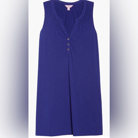 Lilly Pulitzer Essie shift dress. Twilight blue. Size small. - Picture 4 of 13